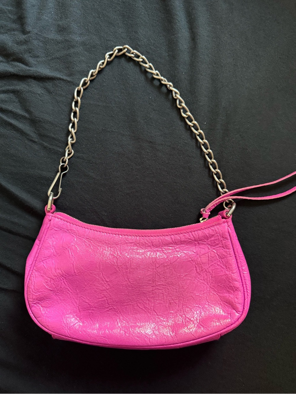 Authentic Balenciaga Le Cagole Mini Pink Leather Shoulder Bag Y2K - Picture 3 of 4